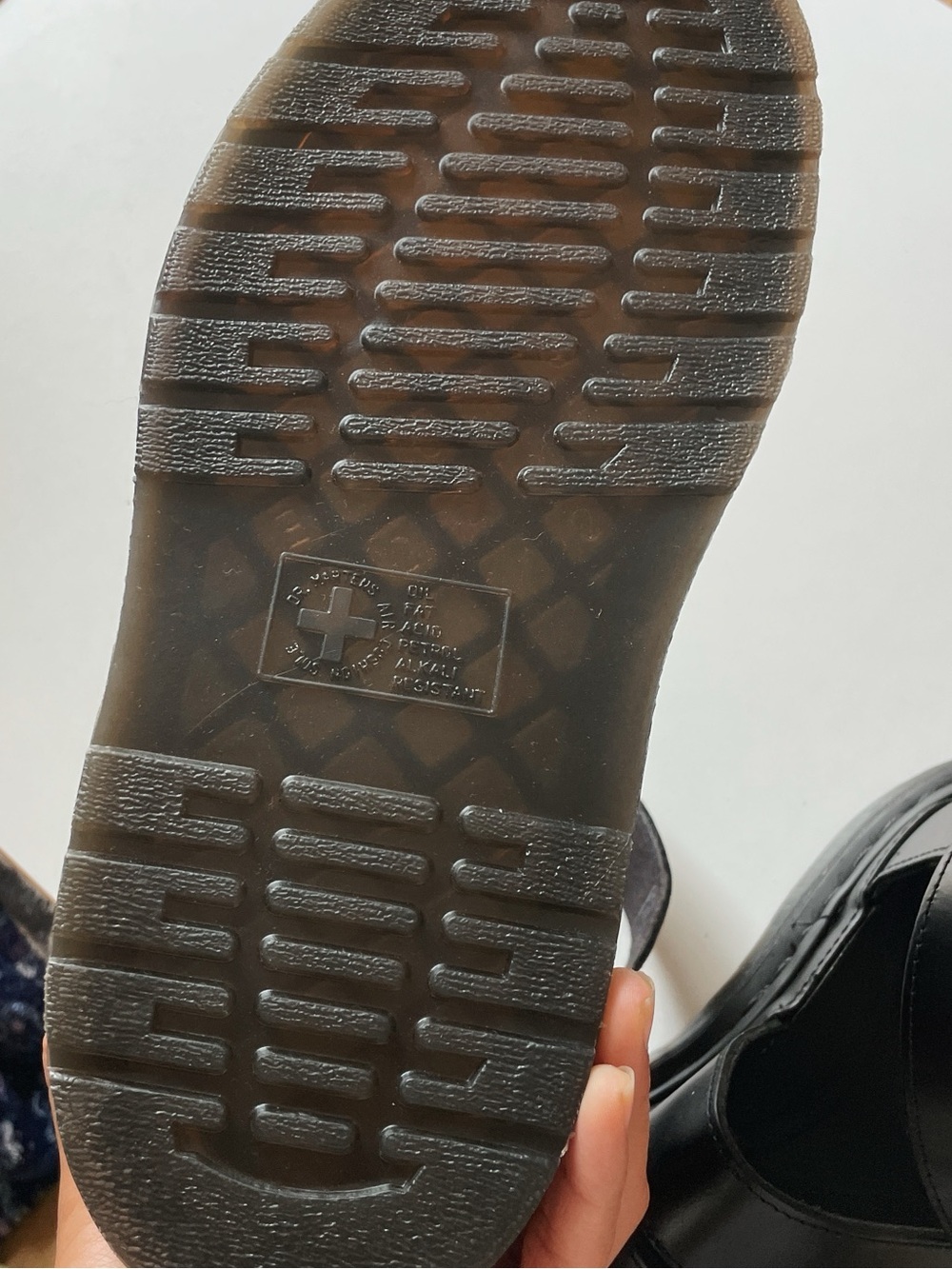 Dr.Martens Women’s Clarissa II Leather Sandals Goth Size 8 Women's EUC Like New - Picture 8 of 9